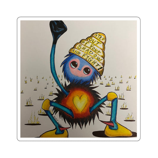 "Scruffy the Abolisher" Kiss-Cut Stickers
