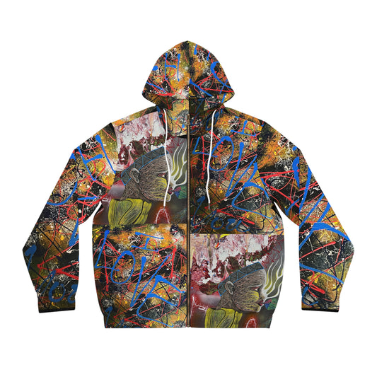 Full-Zip Hoodie - 'I Love You Out of My Mind'