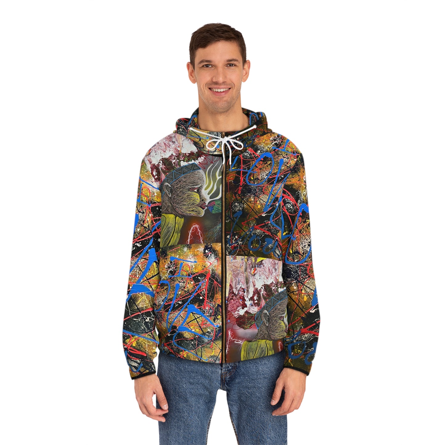 Full-Zip Hoodie - 'I Love You Out of My Mind'