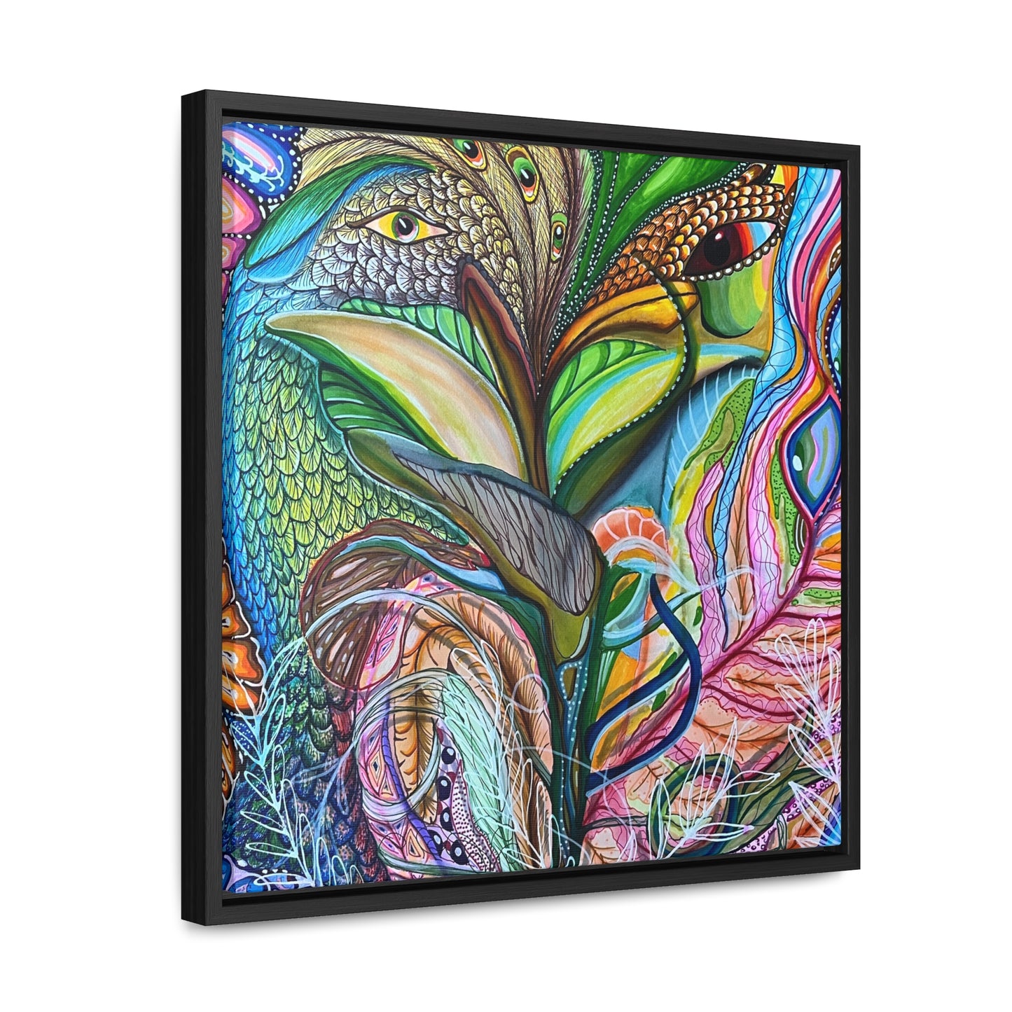 "Agua Fresca" Gallery Canvas Wraps, Square Frame