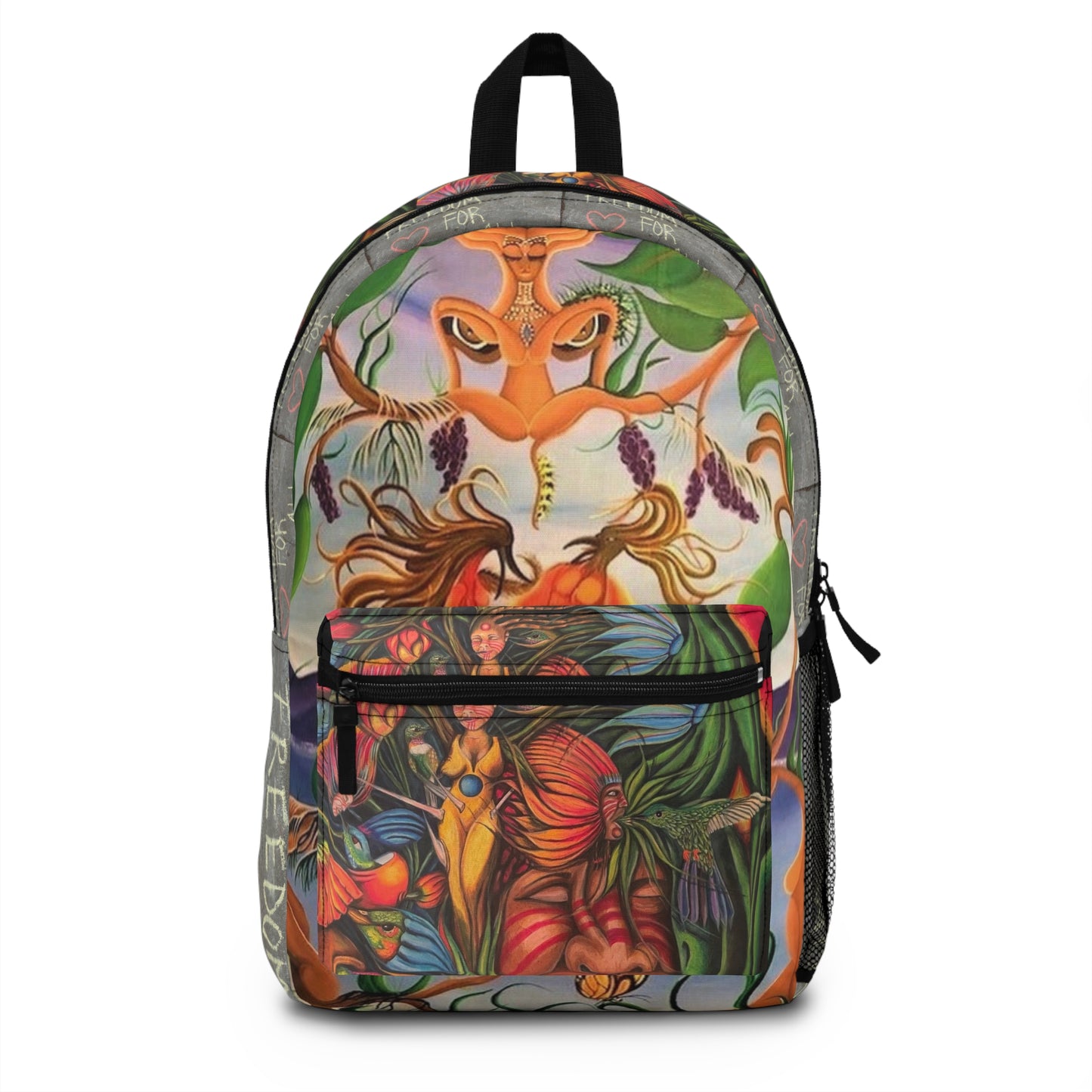 Backpack with Nature and Freedom Design