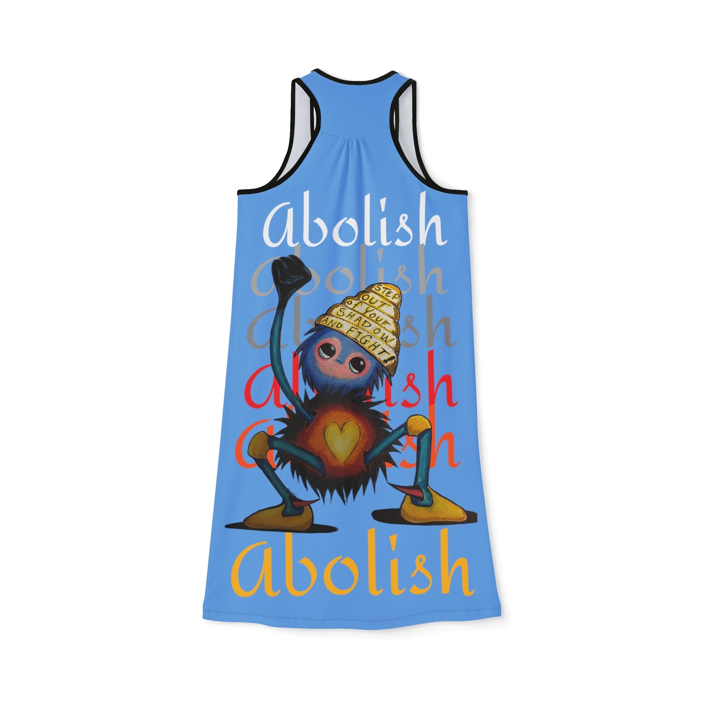 "Scruffy the Abolisher" Women's Racerback Dress (AOP)