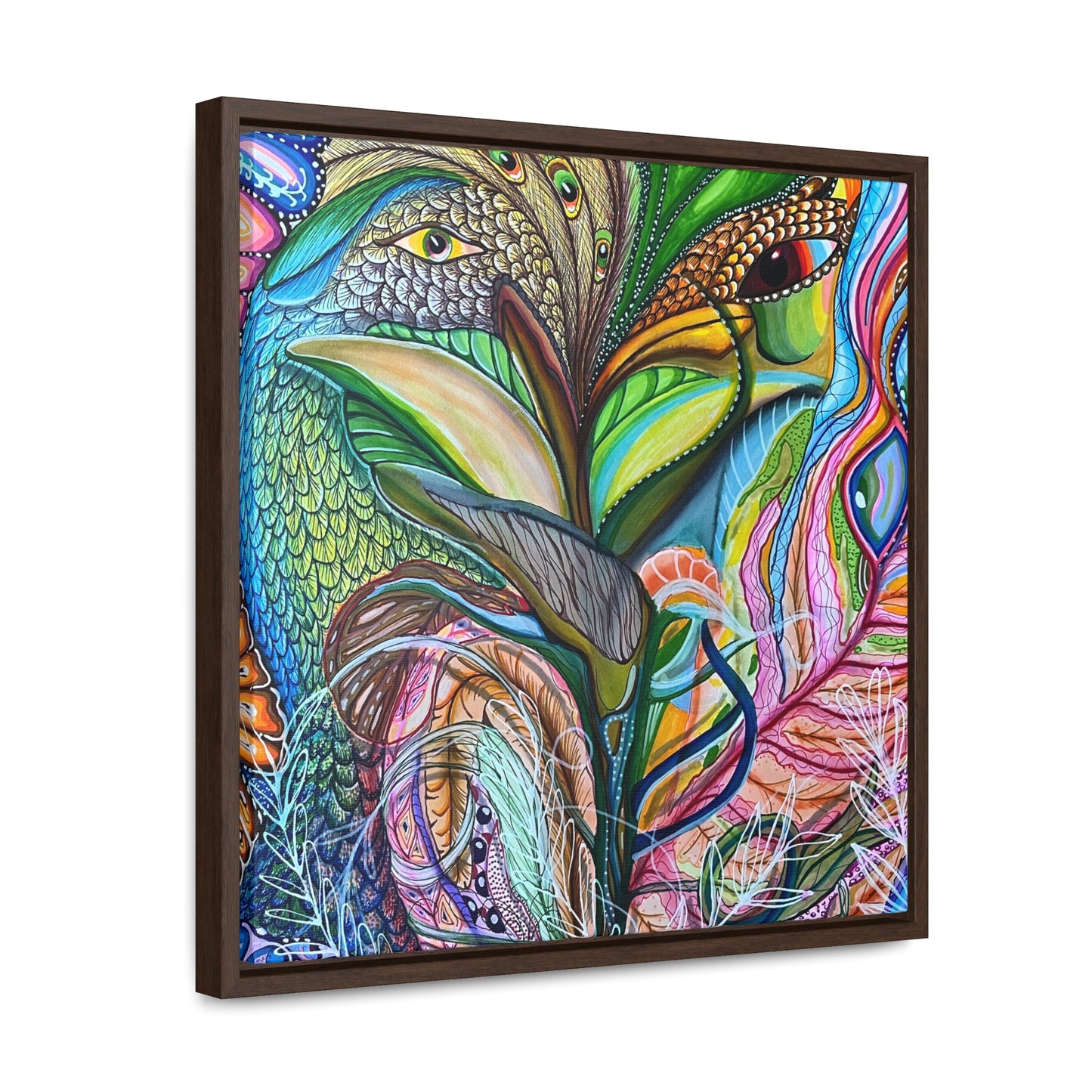 "Agua Fresca" Gallery Canvas Wraps, Square Frame