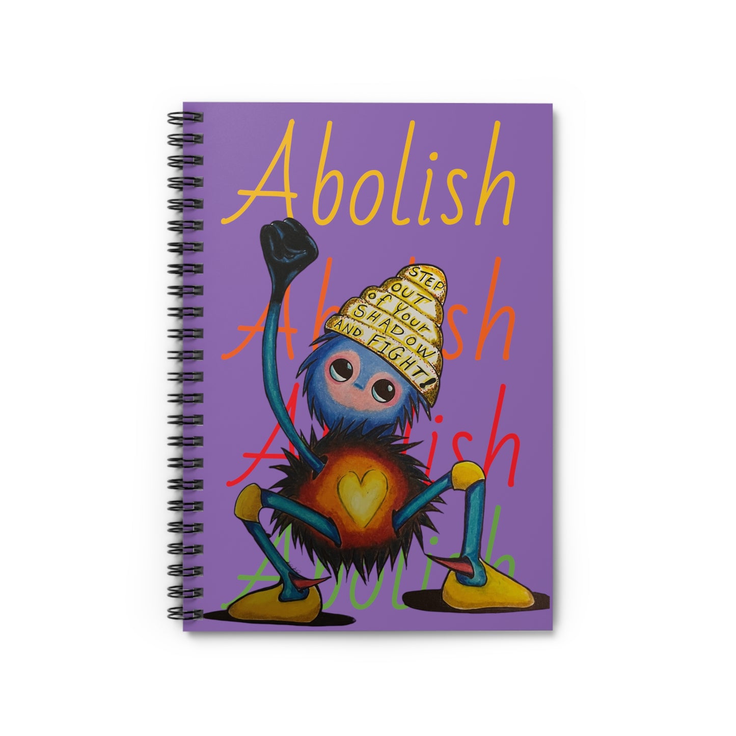 "Scruffy the Abolisher" Spiral Notebook - Ruled Line