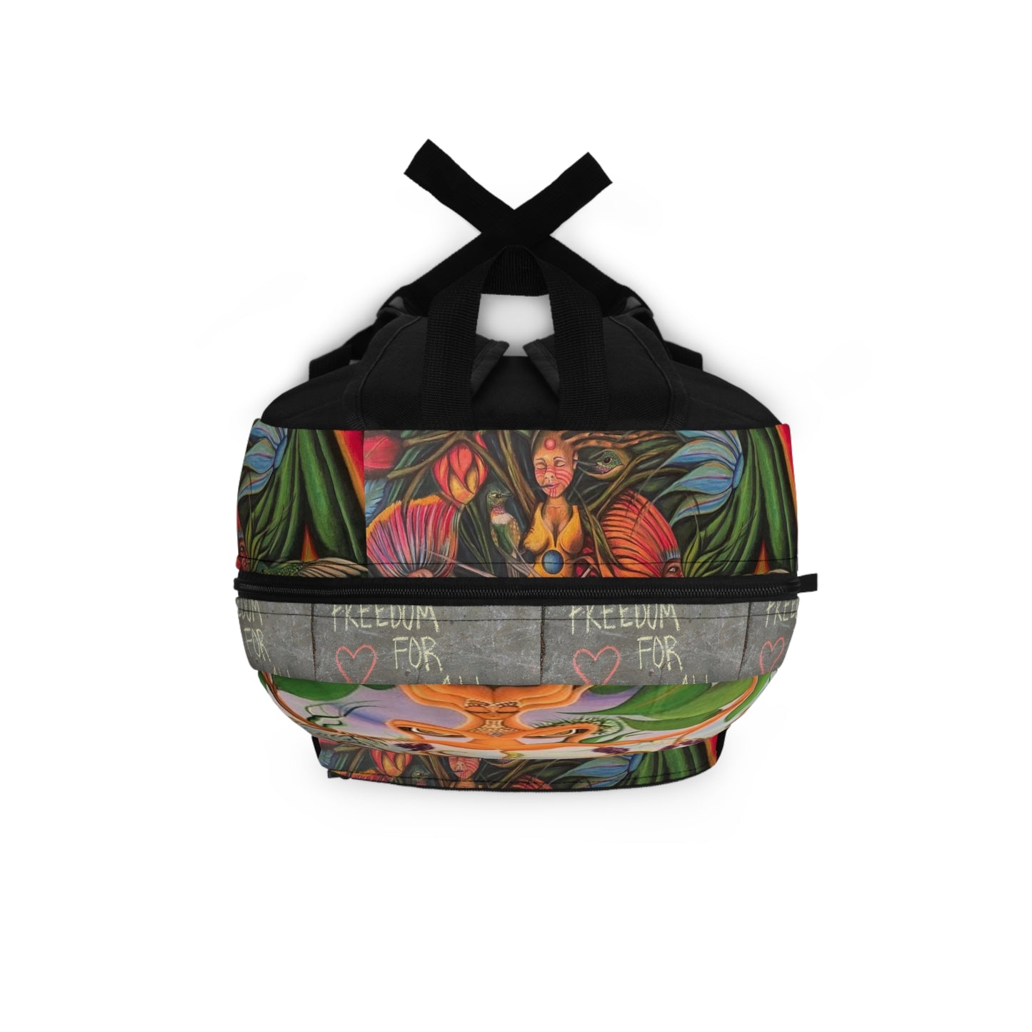 Backpack with Nature and Freedom Design