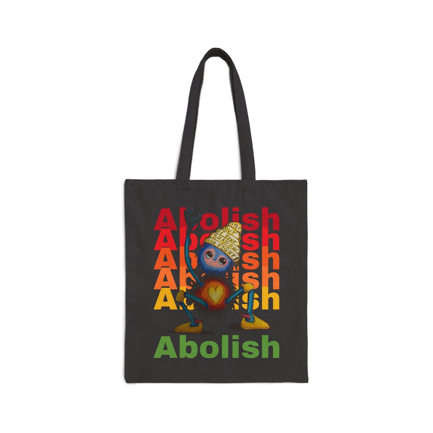 "Scruffy the Abolisher" Cotton Canvas Tote Bag