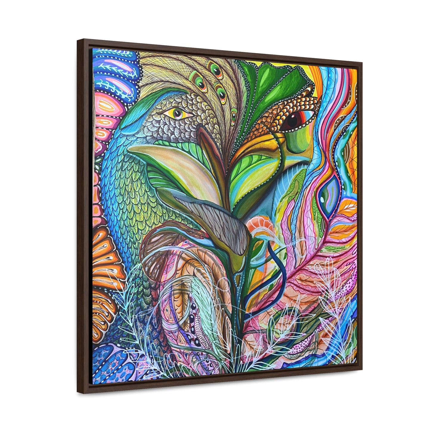 "Agua Fresca" Gallery Canvas Wraps, Square Frame