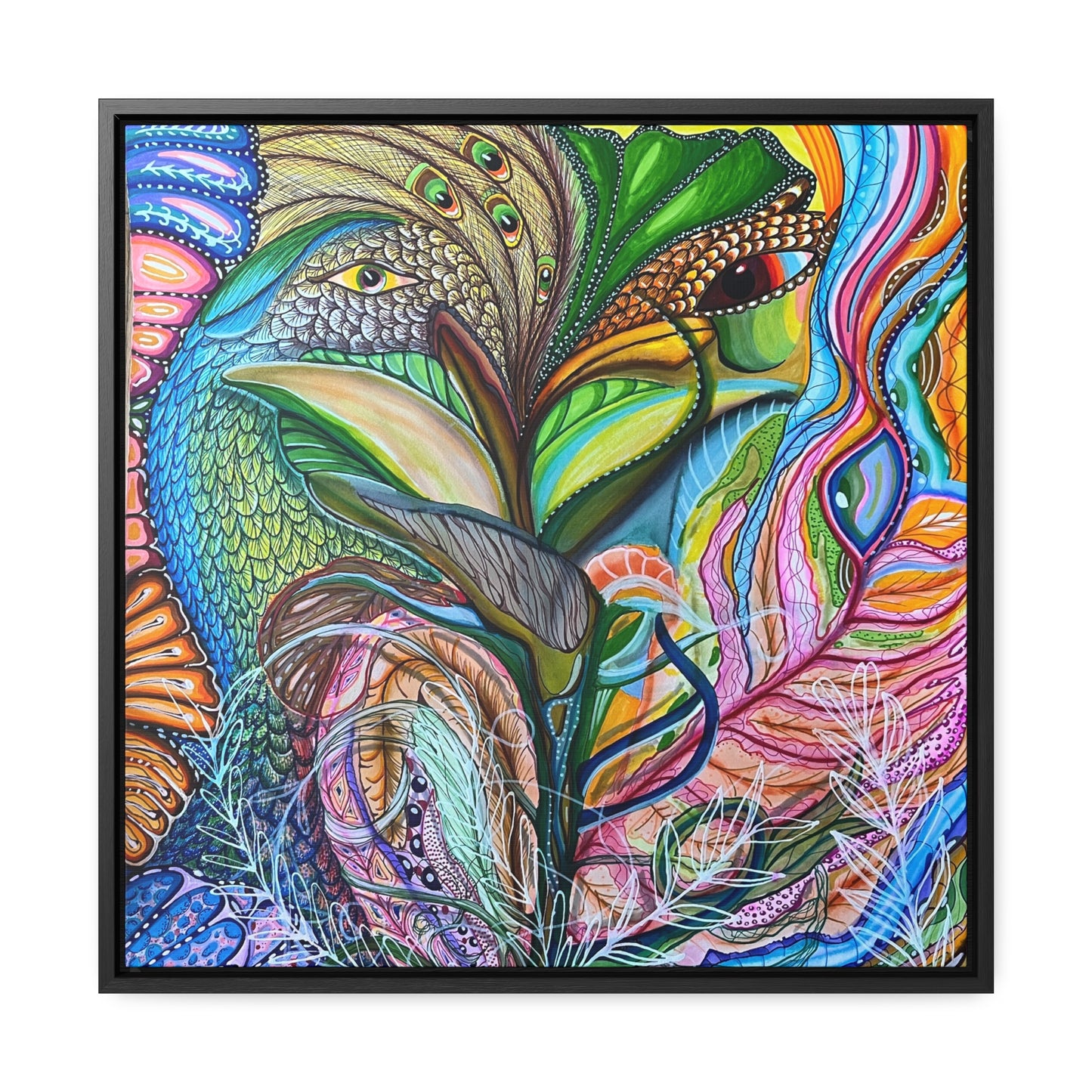 "Agua Fresca" Gallery Canvas Wraps, Square Frame