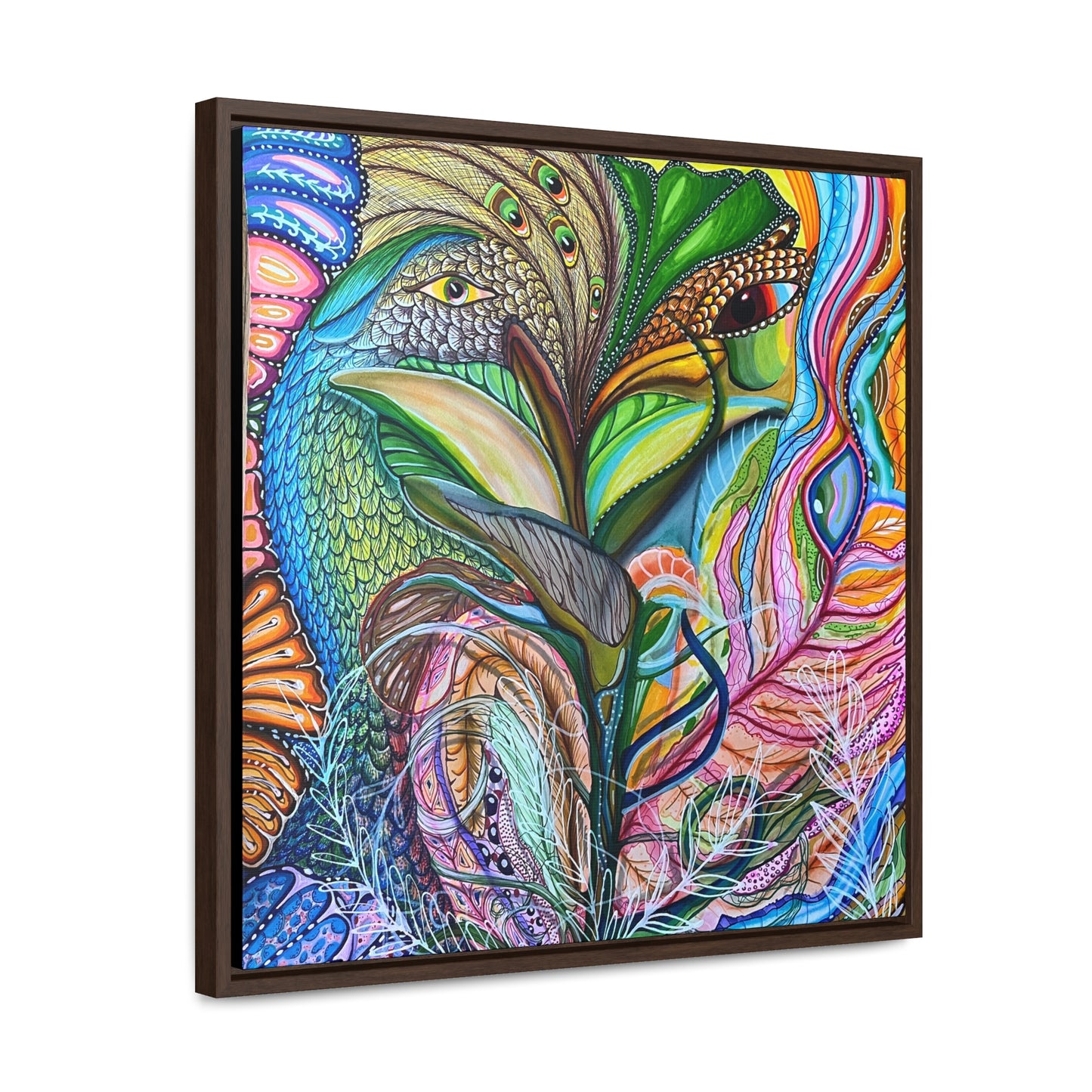 "Agua Fresca" Gallery Canvas Wraps, Square Frame