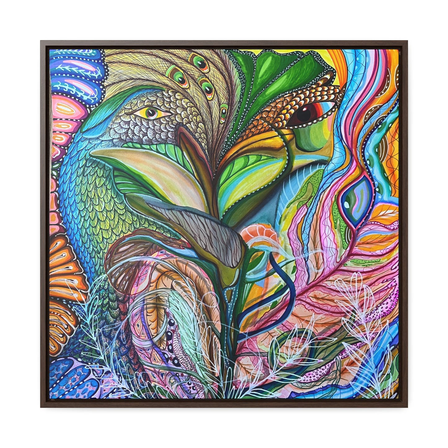 "Agua Fresca" Gallery Canvas Wraps, Square Frame