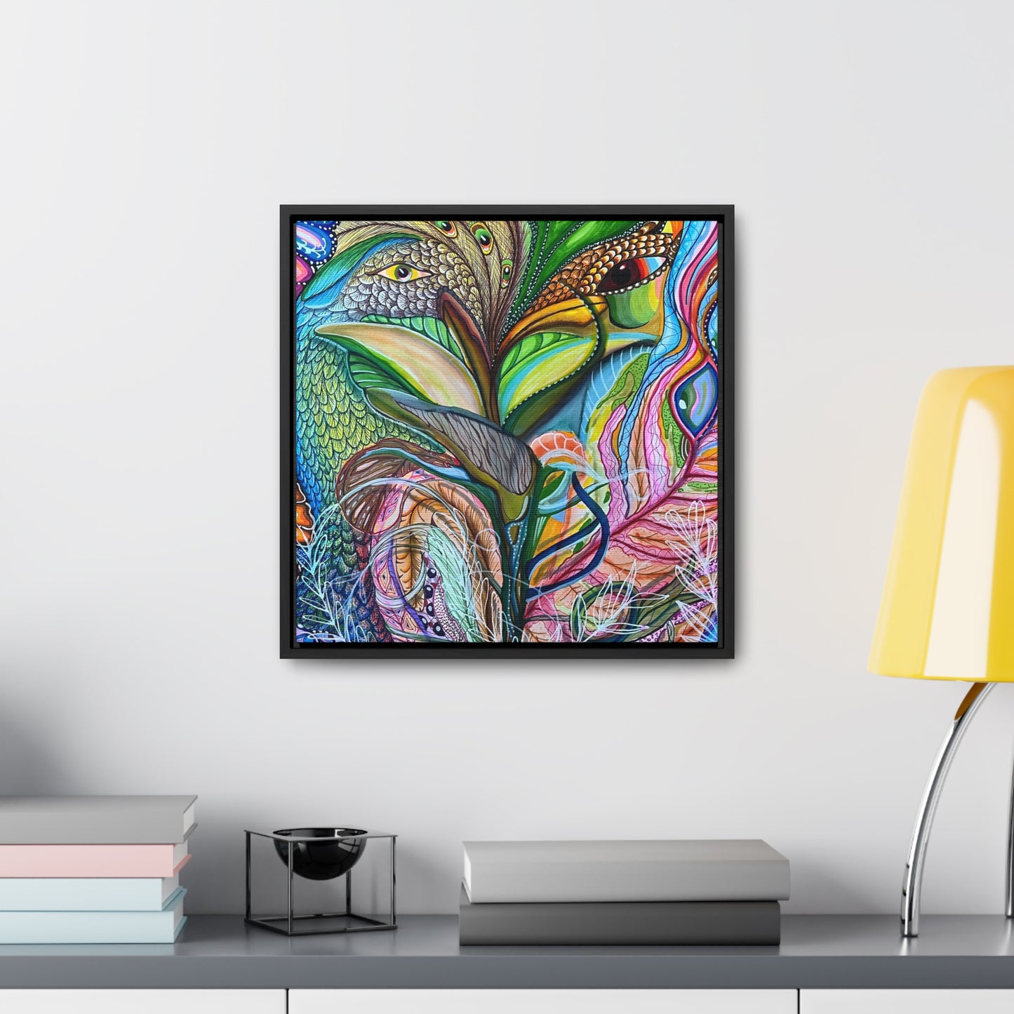 "Agua Fresca" Gallery Canvas Wraps, Square Frame