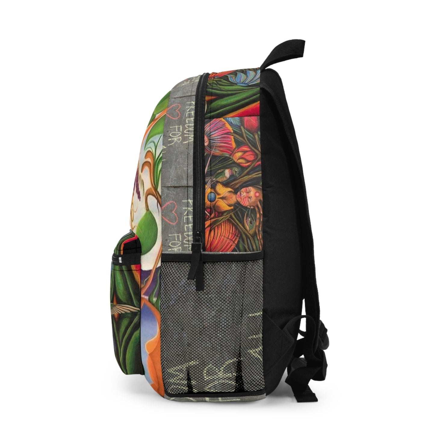 Backpack with Nature and Freedom Design