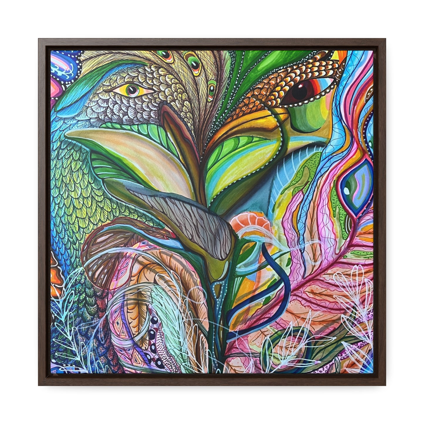 "Agua Fresca" Gallery Canvas Wraps, Square Frame