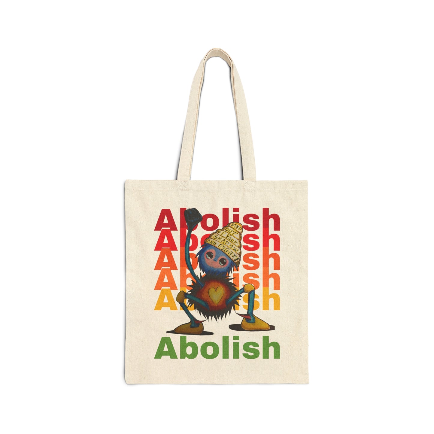 "Scruffy the Abolisher" Cotton Canvas Tote Bag